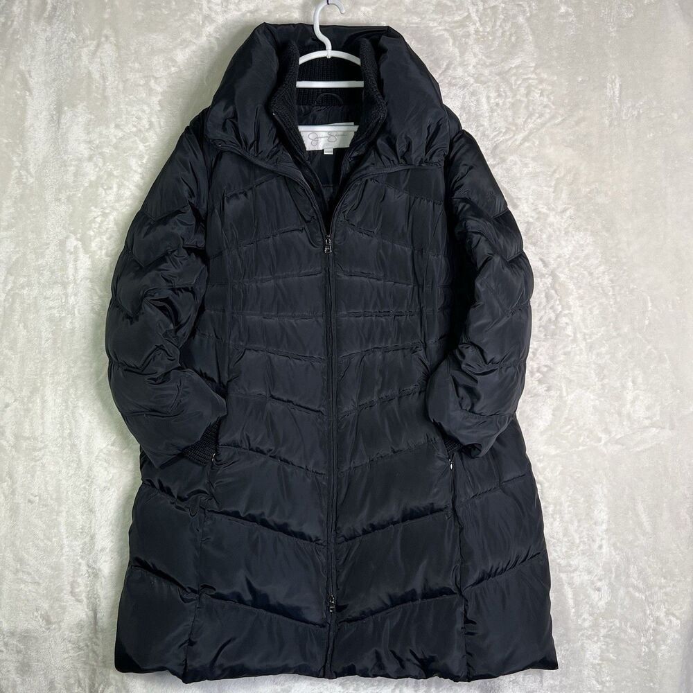 Jessica Simpson Woman’s Sz 2XL Winter Coat Down Quilted Black Water Proof Jacket